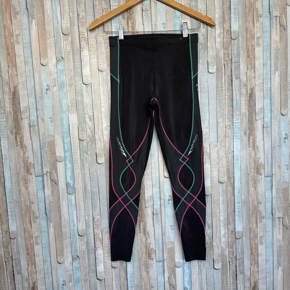 Cw-x M Gray Stabilyx Compression Tight Joint Support Legging Athletic‎ Run